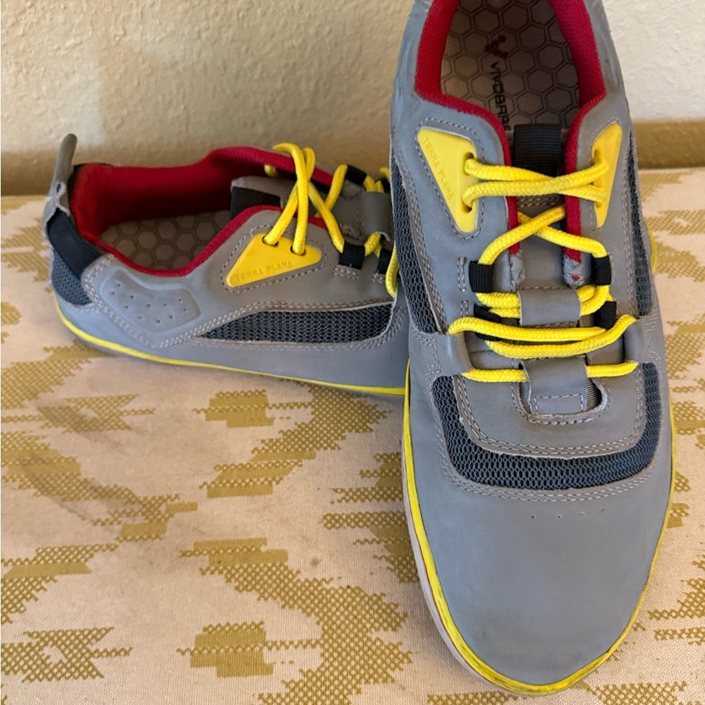 Vivo Barefoot Men's Sneakers - Gray and Yellow